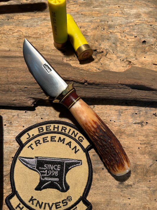 Treeman Pocket Caper 120 years old red stag AEBL Stainless