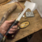 Treeman Camp Axe 15" OAL Horse Hide Brass Crows Beak Butt