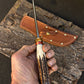 Vintage Treeman Big 6" Hunter Basket Weave Basket Sheath