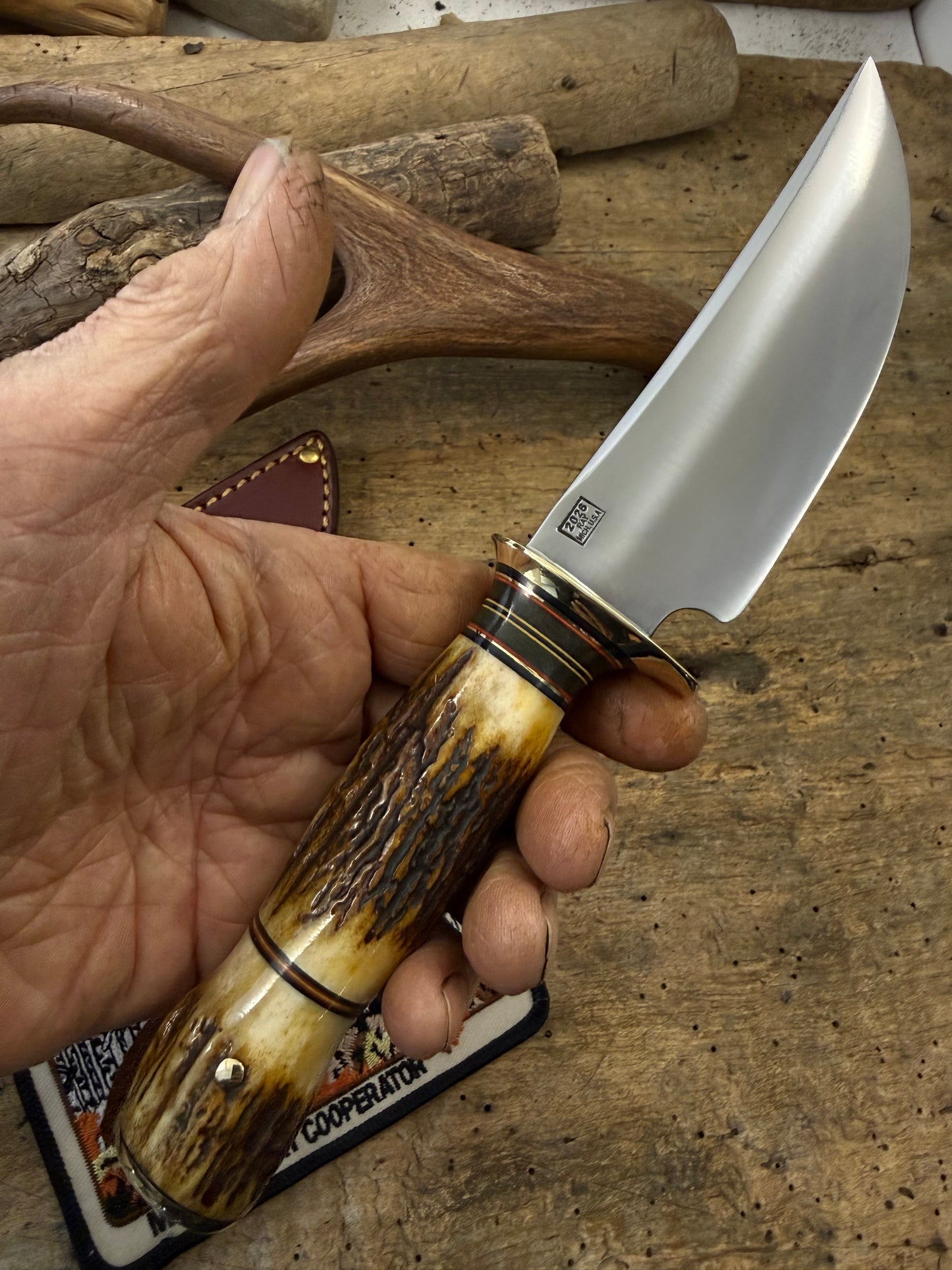 Treeman Big Bay Hunter 5" Brass Stag/Stag