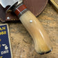 Treeman Must Ox South Dakota Caper Flat Grind Ostrich Sheath