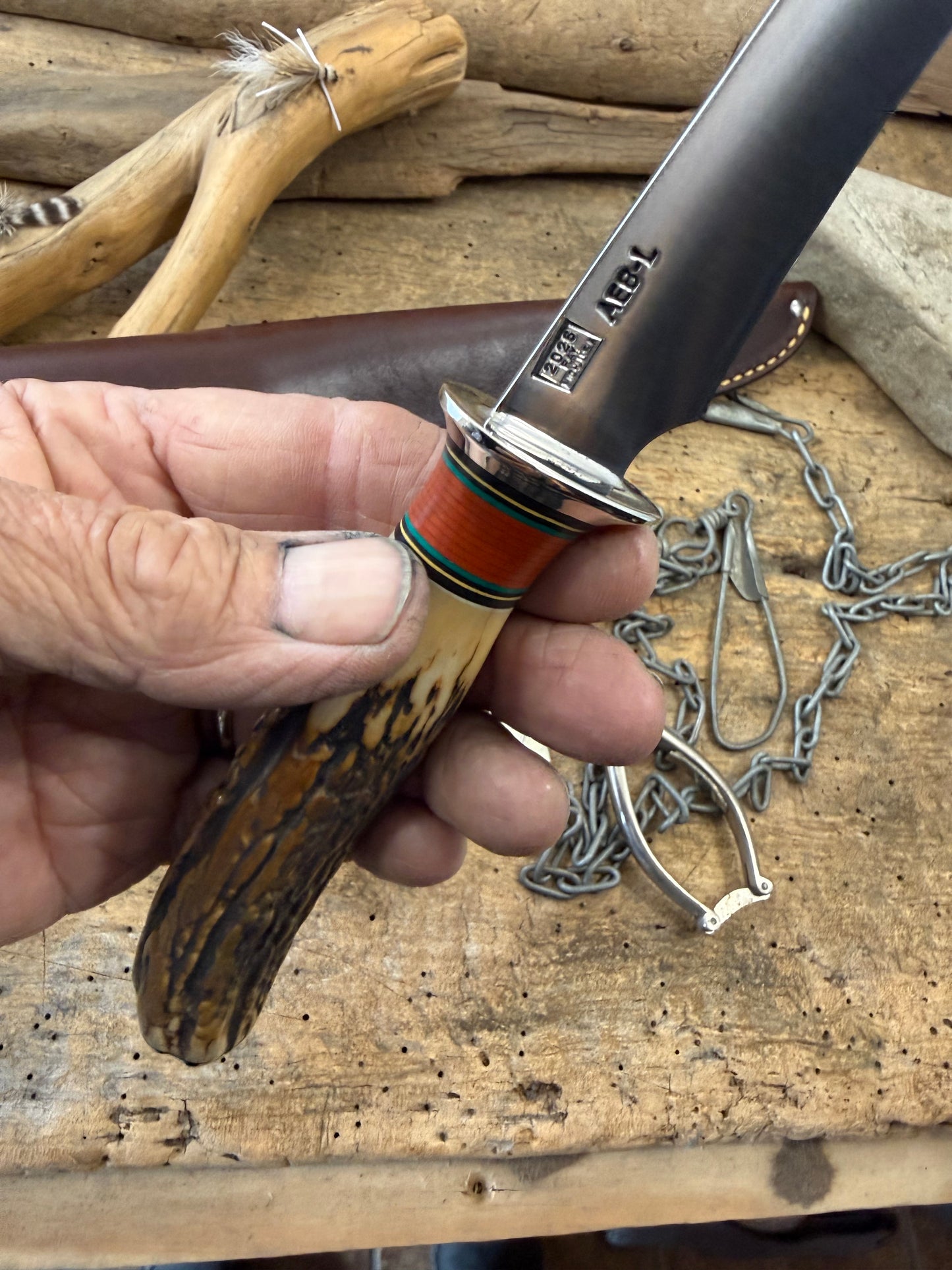 Treeman Stag 7" AEB-L Stainless Filet Knife