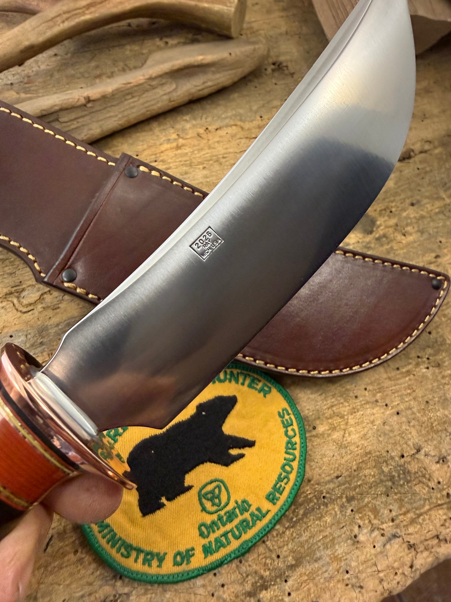 Treeman Nesmonk Hunter Copper Horse Hide Crown stag