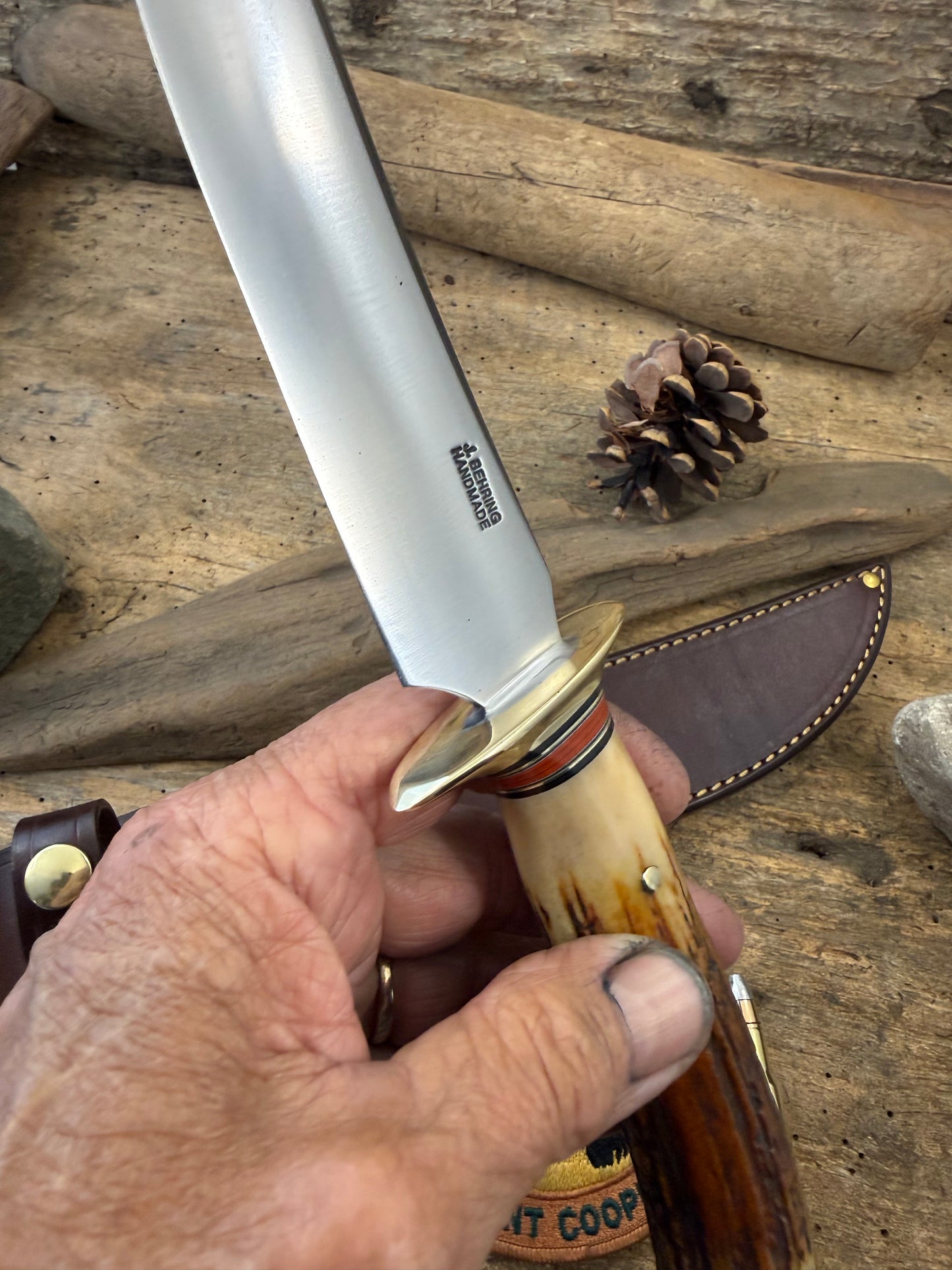 Treeman  7" Camp Fighter Sambar Red Stag