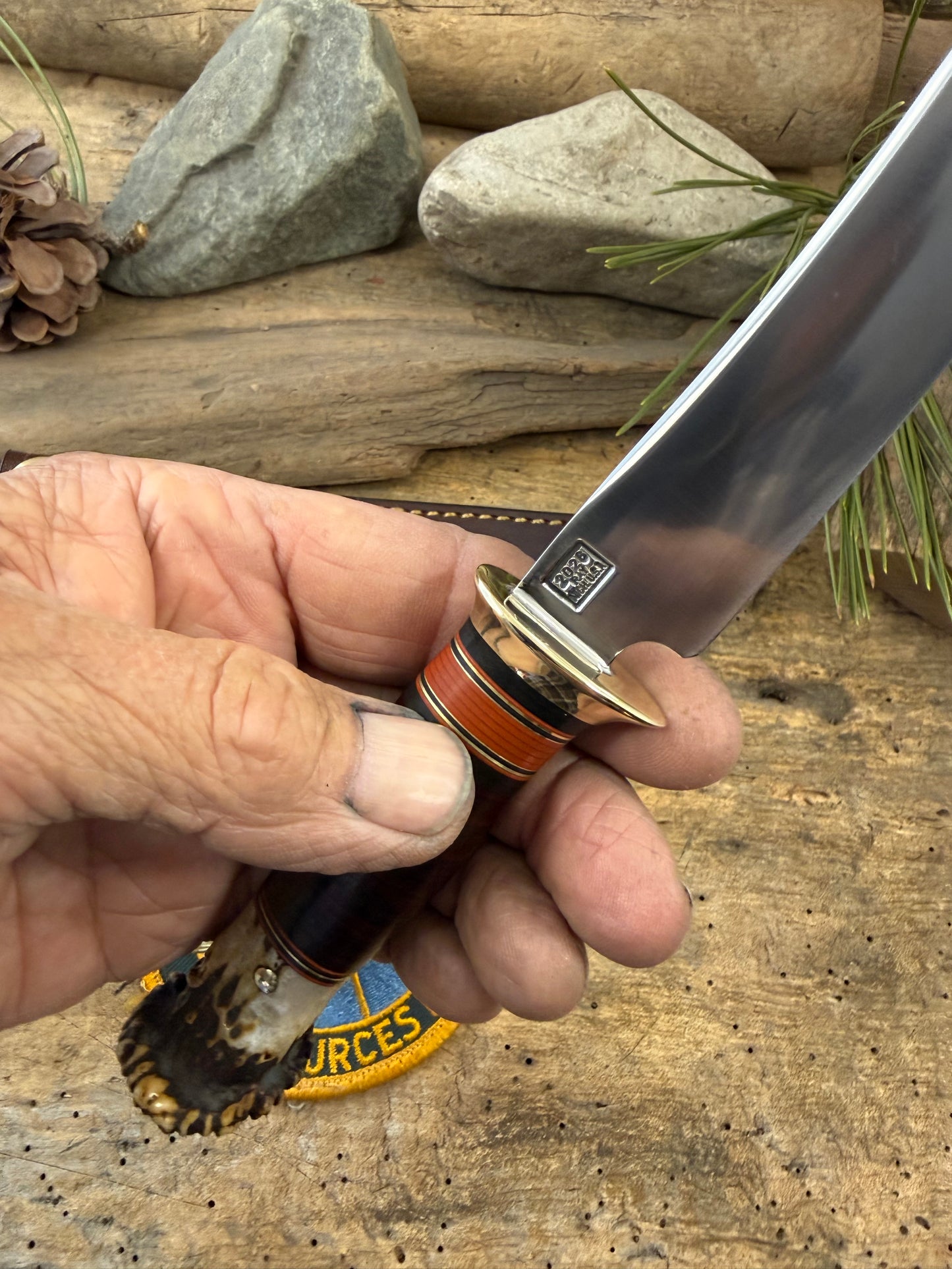 Treeman Trout & Bird Classic 4 1/2" Horse Hide Crown Stag