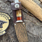 Treeman Trout Stag Aluminum AEB-L Stainless Giraffe Sheath