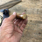 Treeman Trout & Deer Knife Forged 1095 Copper Guard Sambar Stag Musk Ox Butt  Beaver Tail Sheath