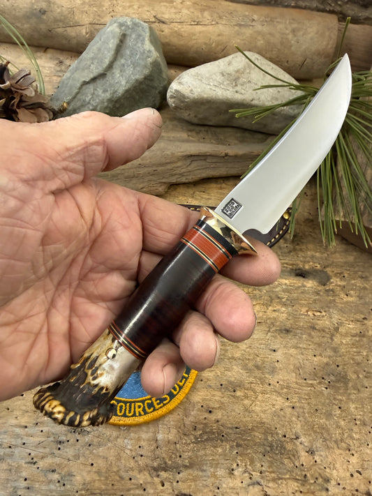 Treeman Trout & Bird Classic 4 1/2" Horse Hide Crown Stag