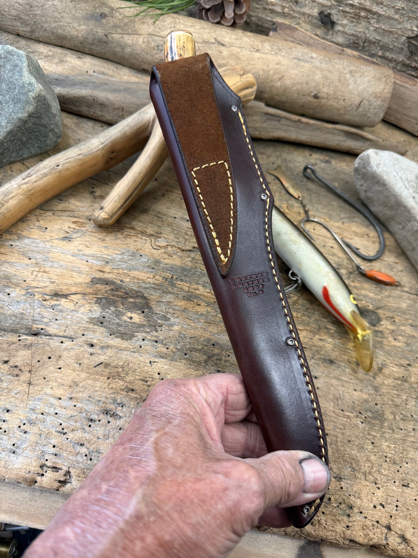 Treeman 6 3/4" AEB-L Stainless Filet Stag Mammoth