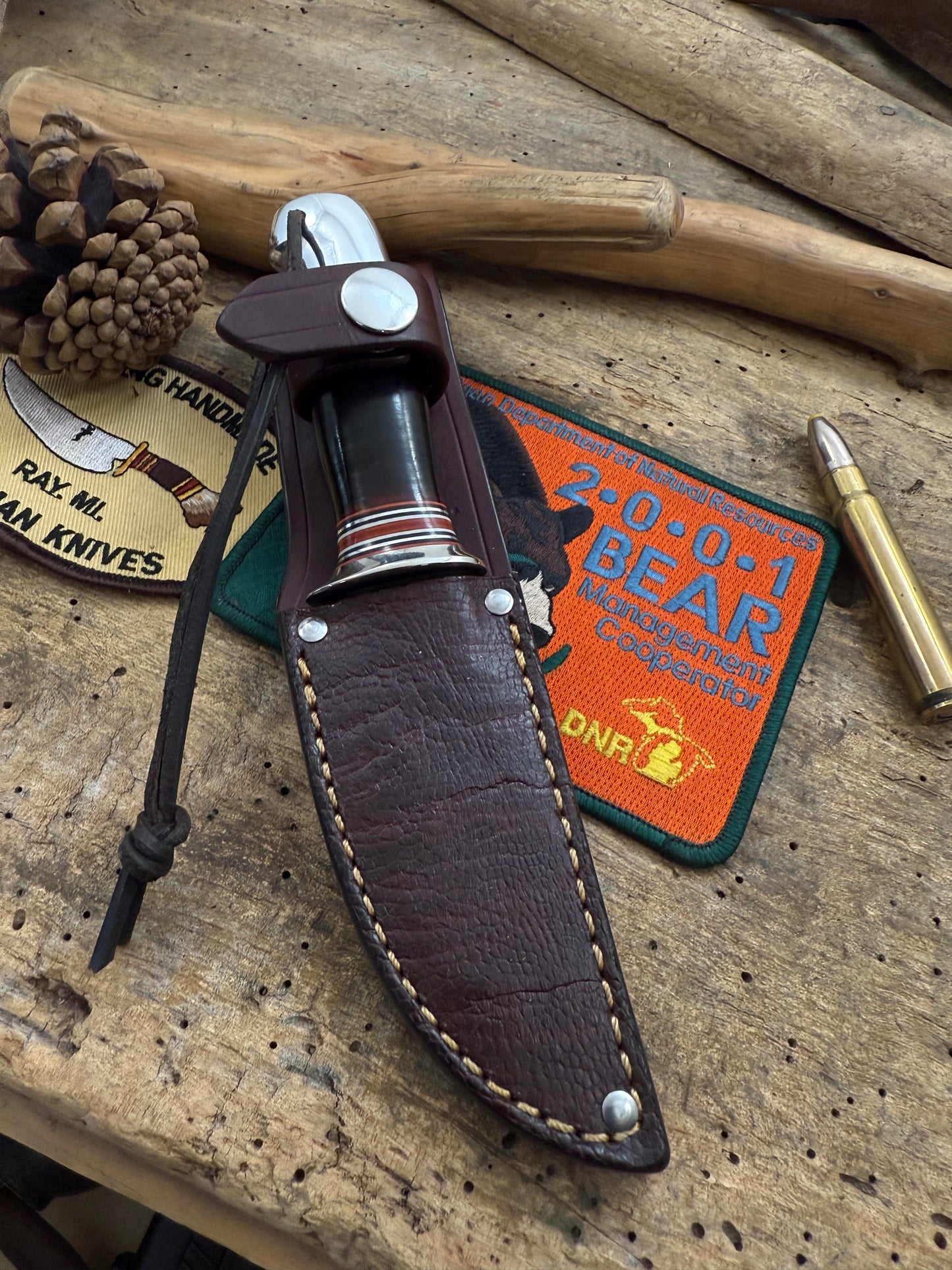 Trout 3.5" HH ALUM Butt Ostrich