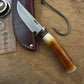 Trout Knife Red Stag Mammoth Cap NS Guard Pouch Sheath
