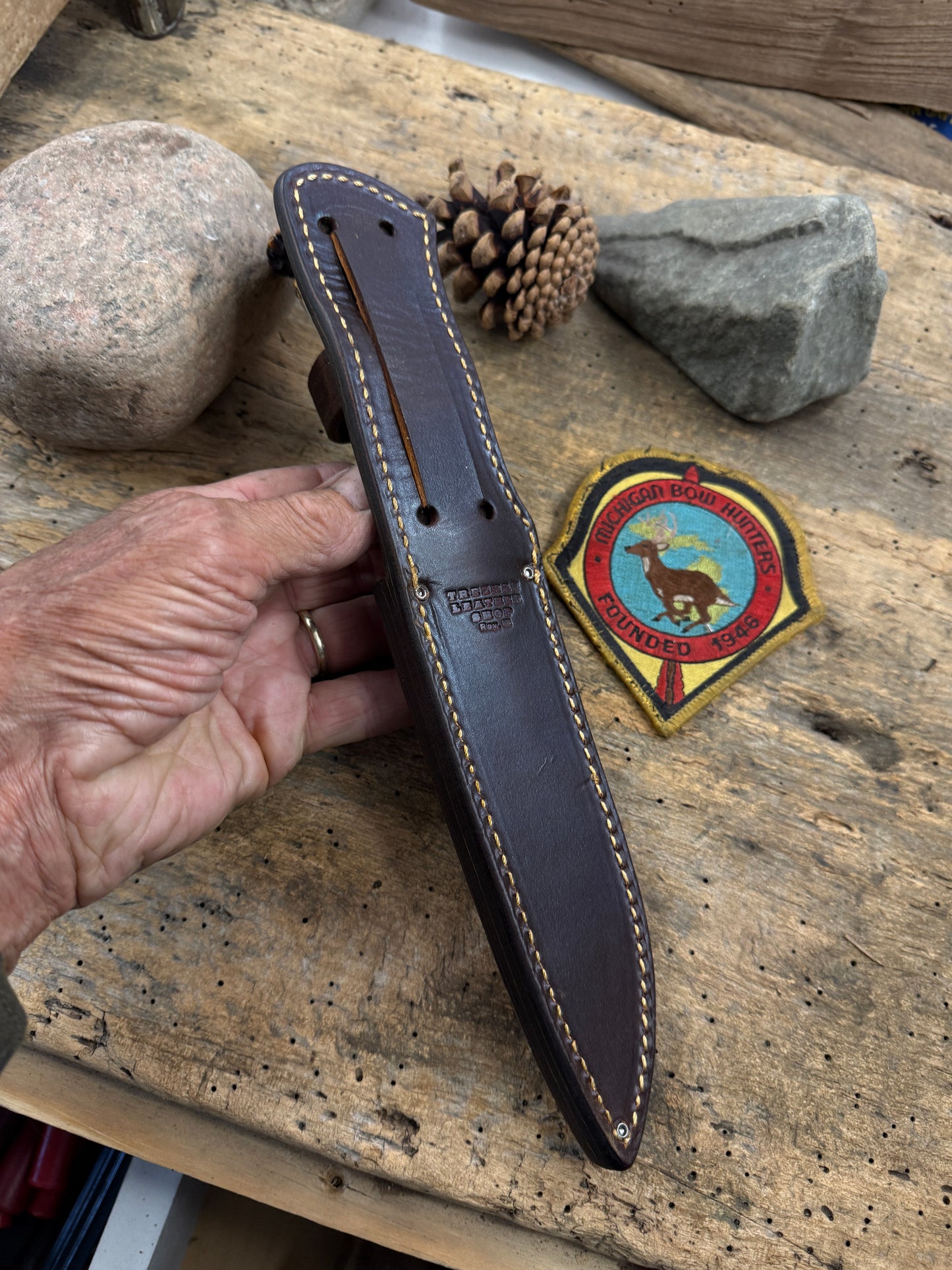 Crown Stag Scagel style Beaver Tail hunter
