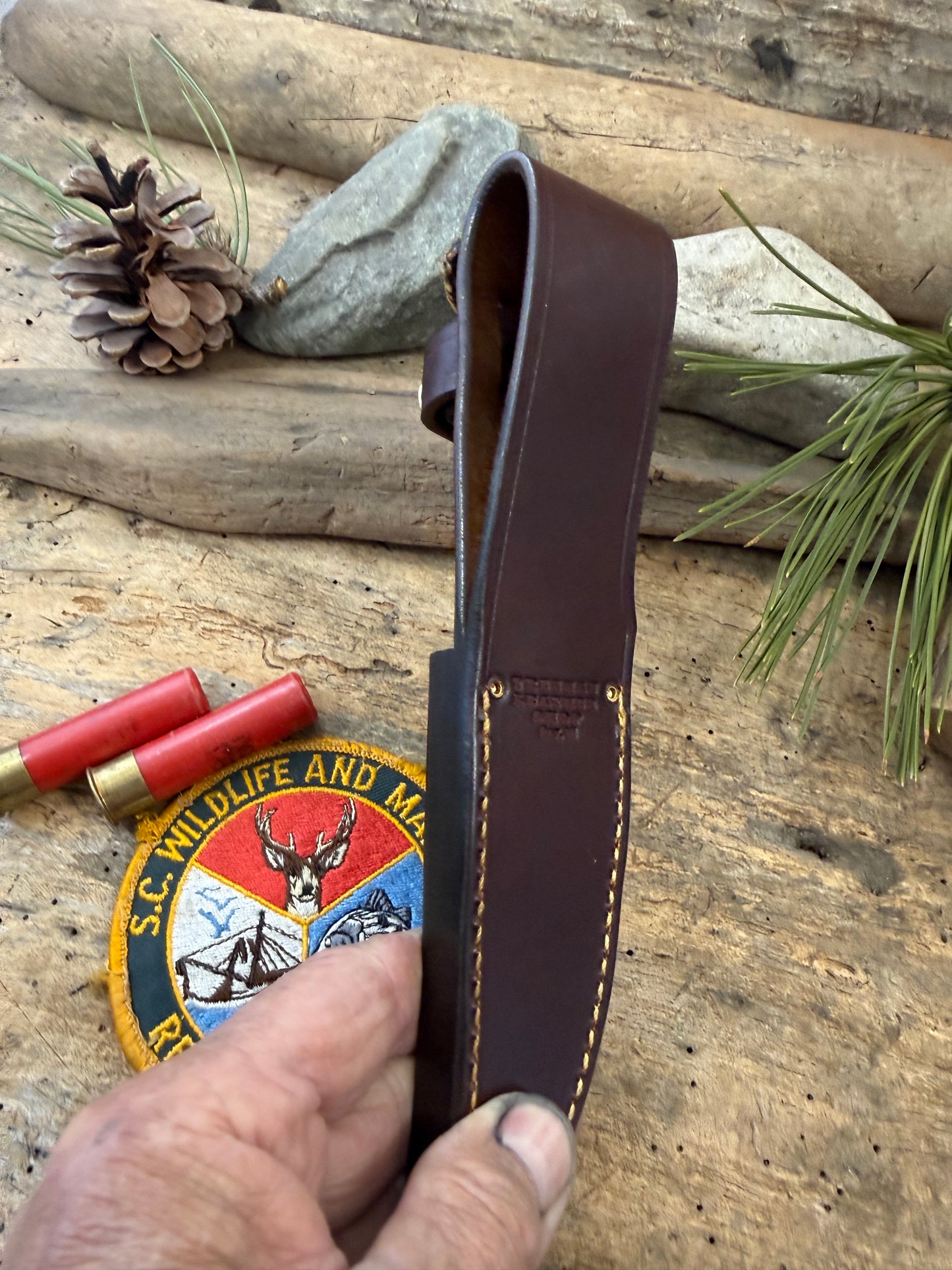 Treeman Trout & Bird Classic 4 1/2" Horse Hide Crown Stag