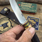Treeman Deer & Trout 4" Blade  AEB-L Stainless Killer Red Stag Mammoth Cap Red Brass Guard