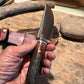 Treeman Iron Mountain Hunter 4 5/8" Blade Blood Stag Brass