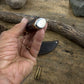 Treeman  Small Hunter with old Stag Nickel Guard pinned butt Cap Exotic sheath