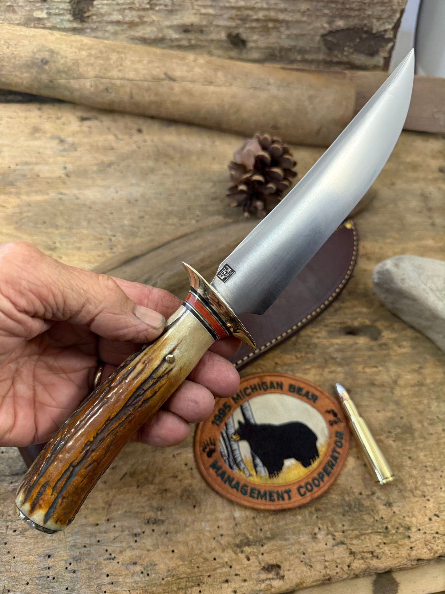 Treeman  7" Camp Fighter Sambar Red Stag