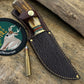 Fox River Hunter Snapping Turtle Sheath Killer Sambar Stag Carver