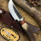 Treeman Fox River 5" Hammer mark Hunter Stag Handle