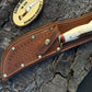 Vintage Treeman Big 6" Hunter Basket Weave Basket Sheath
