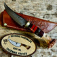 Vintage Treeman Trout & Bird 4" O1 Blade old stamp Crown stag