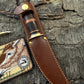 Treeman 5" Deer & Trout Old School Crown Stag Horse hide