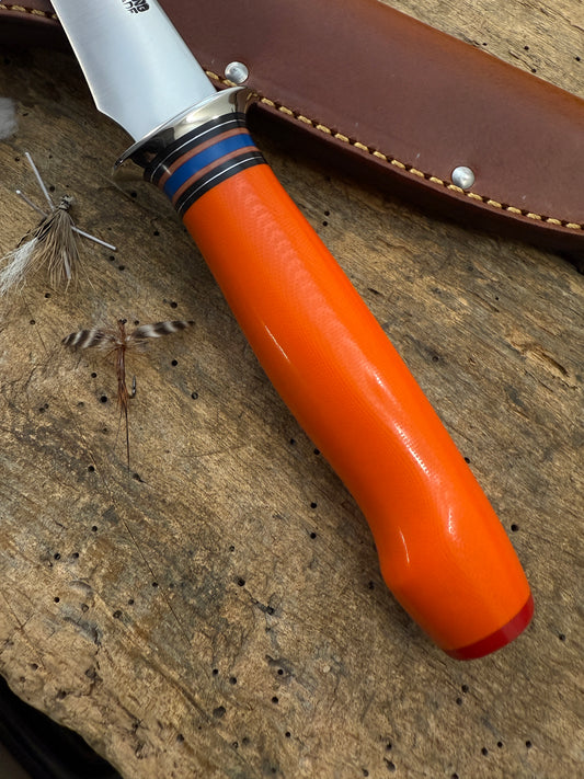 High Vis Orange G10 7" Filet knife AEB-L Stainless