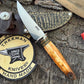 Treeman Artifact Ivory Trout Knife Crock Sheath AEB-L