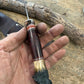 Treeman Hunter 5" AEBL Blade Nickel silver Horse Hide Crown Stag .