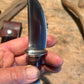 Treeman Lil" Caper 3" Blade Horsehide Crotch Stag Belt Sheath