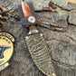 Treeman Artifact Ivory Trout Knife Crock Sheath AEB-L