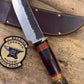 Treeman Big Fat 8"  Hammer Mark Camp Knife Crown Stag