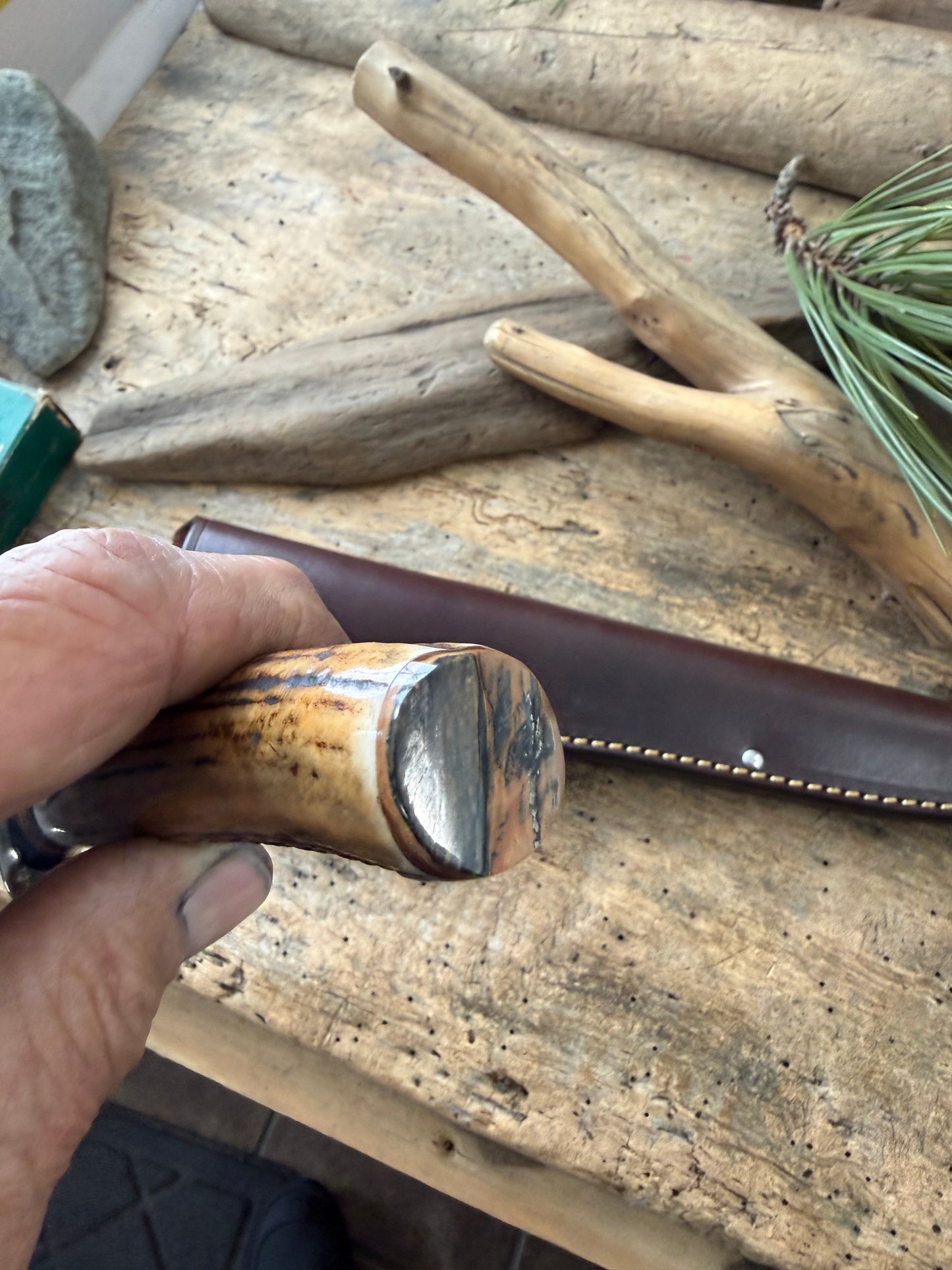 Treeman 6 3/4" AEB-L Stainless Filet Stag Mammoth