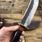 Treeman Big Fat 8"  Hammer Mark Camp Knife Crown Stag