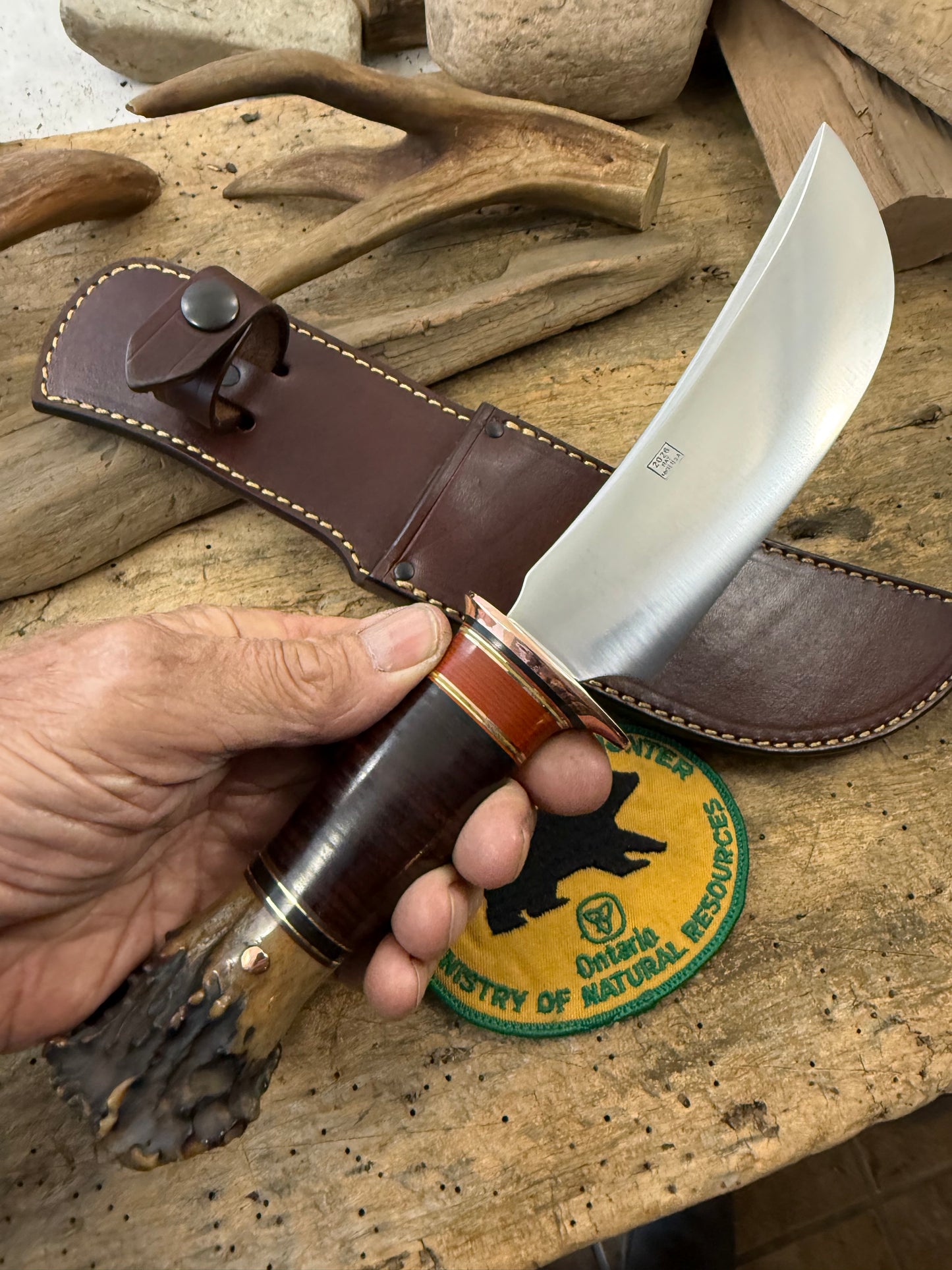 Treeman Nesmonk Hunter Copper Horse Hide Crown stag