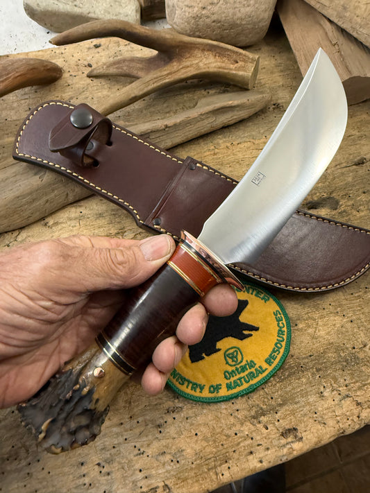 Treeman Nesmonk Hunter Copper Horse Hide Crown stag