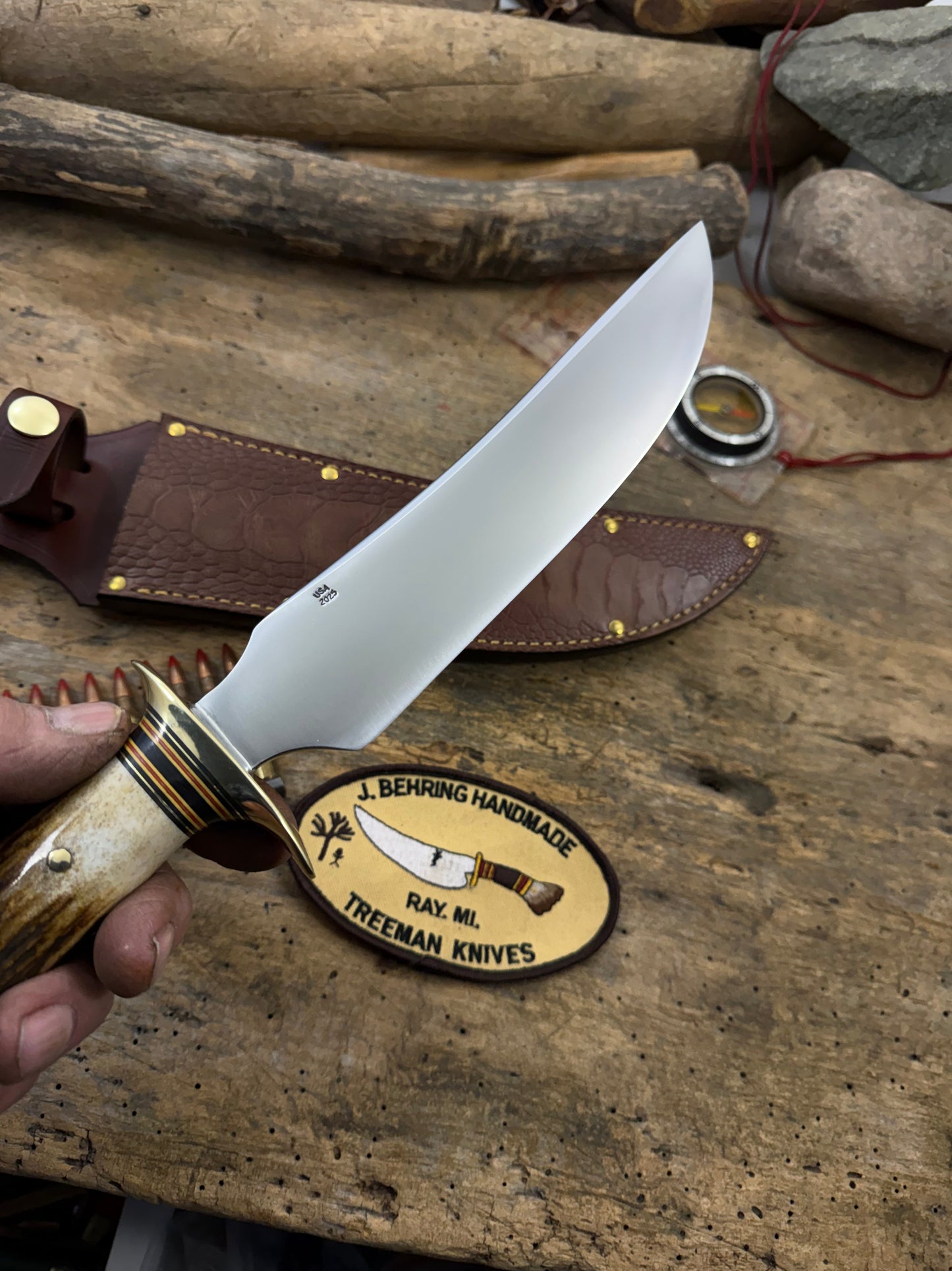 Treeman Stag Finger Grip 8 1/2" Heavy Duty Fighter