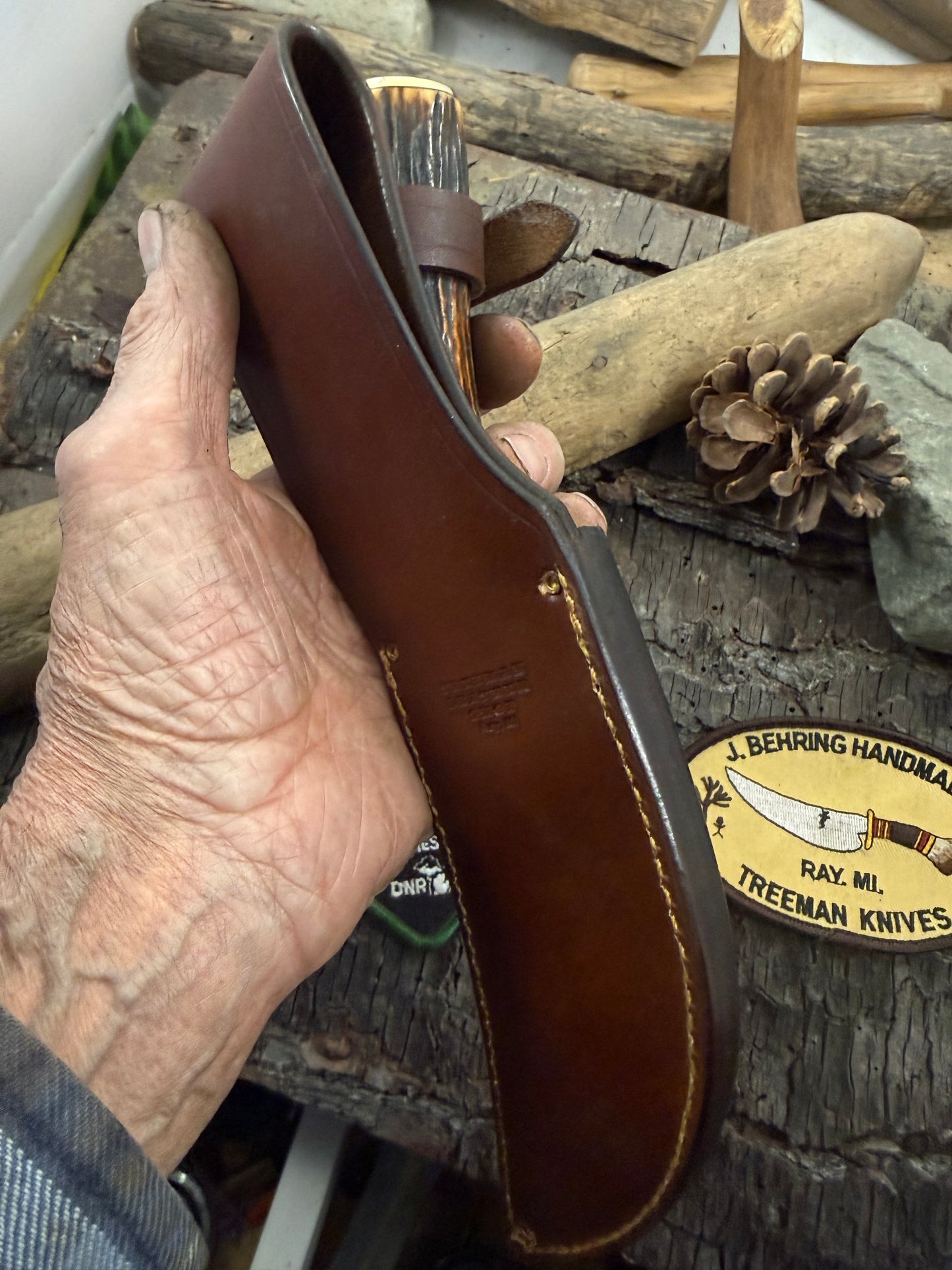 Treeman Big Fat Skinner Killer Red Stag Brass Brass