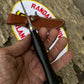 Randall Denmark Special Stainless 41/2" Blade NS, Black Micarta BP handle ,Lanyard hole, NS Butt Cap