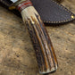 Treeman Beautiful Semi Skinner 5 3/4" Blade Red Stag Shark