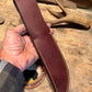 Treeman 7" Hammermark Camp Knife Horse Hide Crown stag