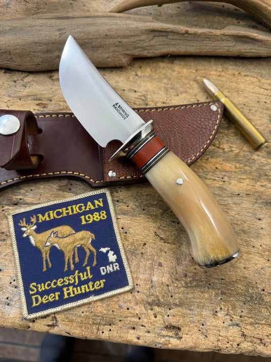 Treeman Must Ox South Dakota Caper Flat Grind Ostrich Sheath