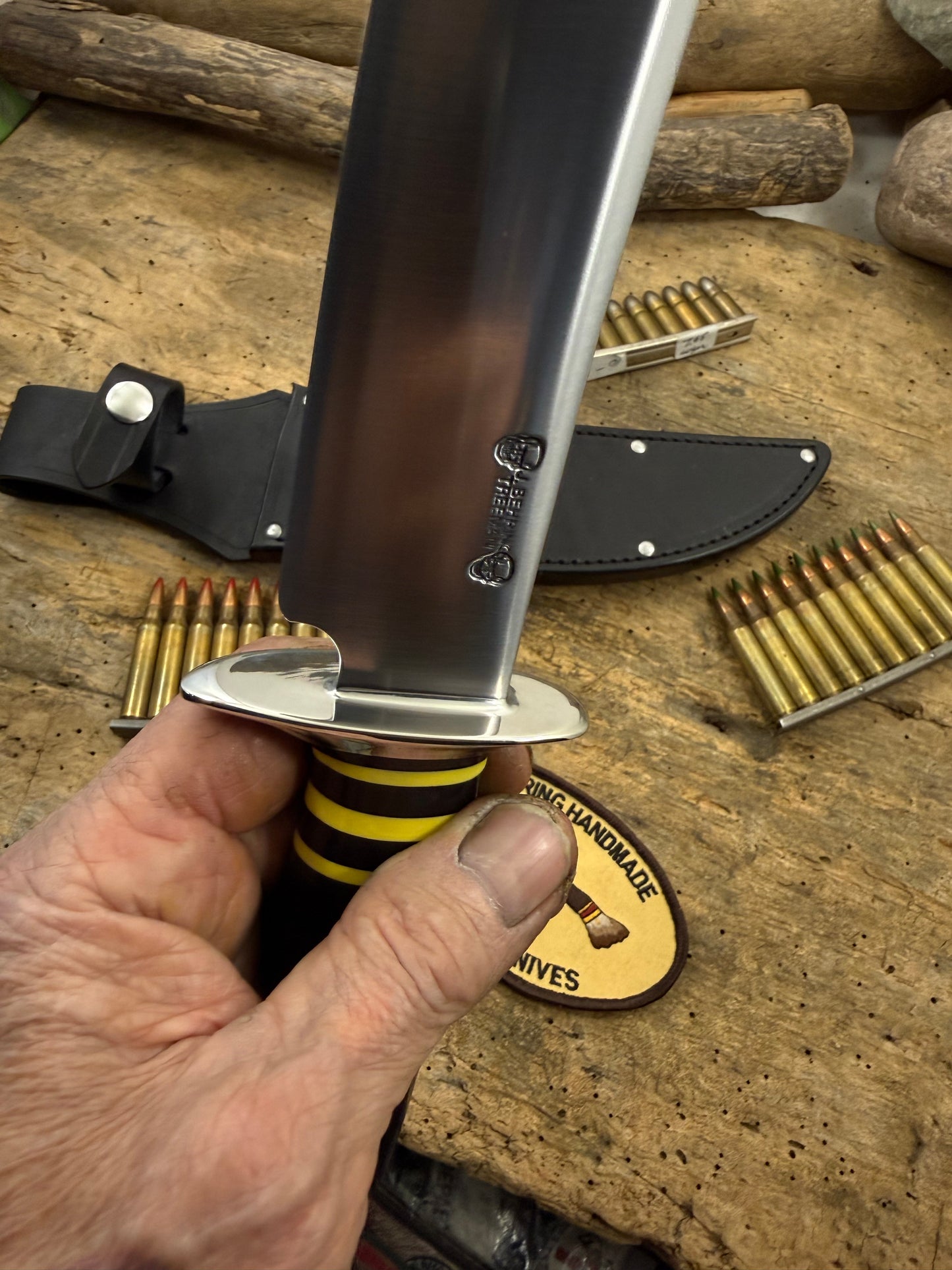 Treeman Special Ops Service Ribbon DBL Skull Fighter