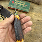 Treeman Deer & Trout 4" Blade  AEB-L Stainless Killer Red Stag Mammoth Cap Red Brass Guard