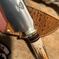 Treeman Alaskan Drop Point AEB-L Stainless Stag Bullfrog Sheath