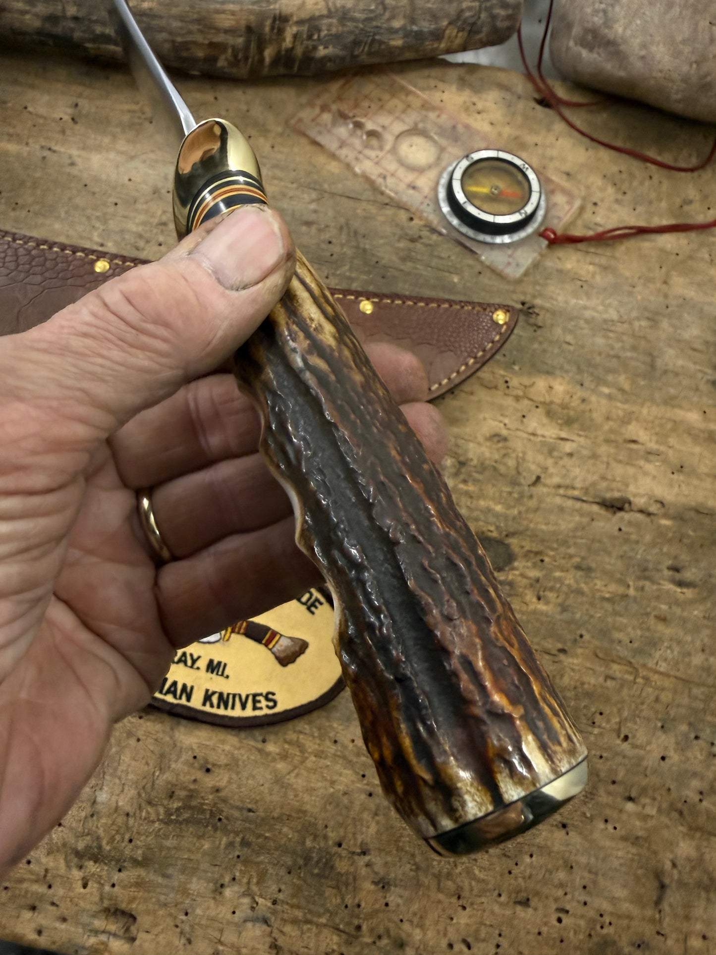 Treeman Stag Finger Grip 8 1/2" Heavy Duty Fighter