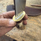 Treeman  5" Copper Harbor AEB-L Stainless Sambar Stag Mammoth Ivory Ostrich Leg Sheath