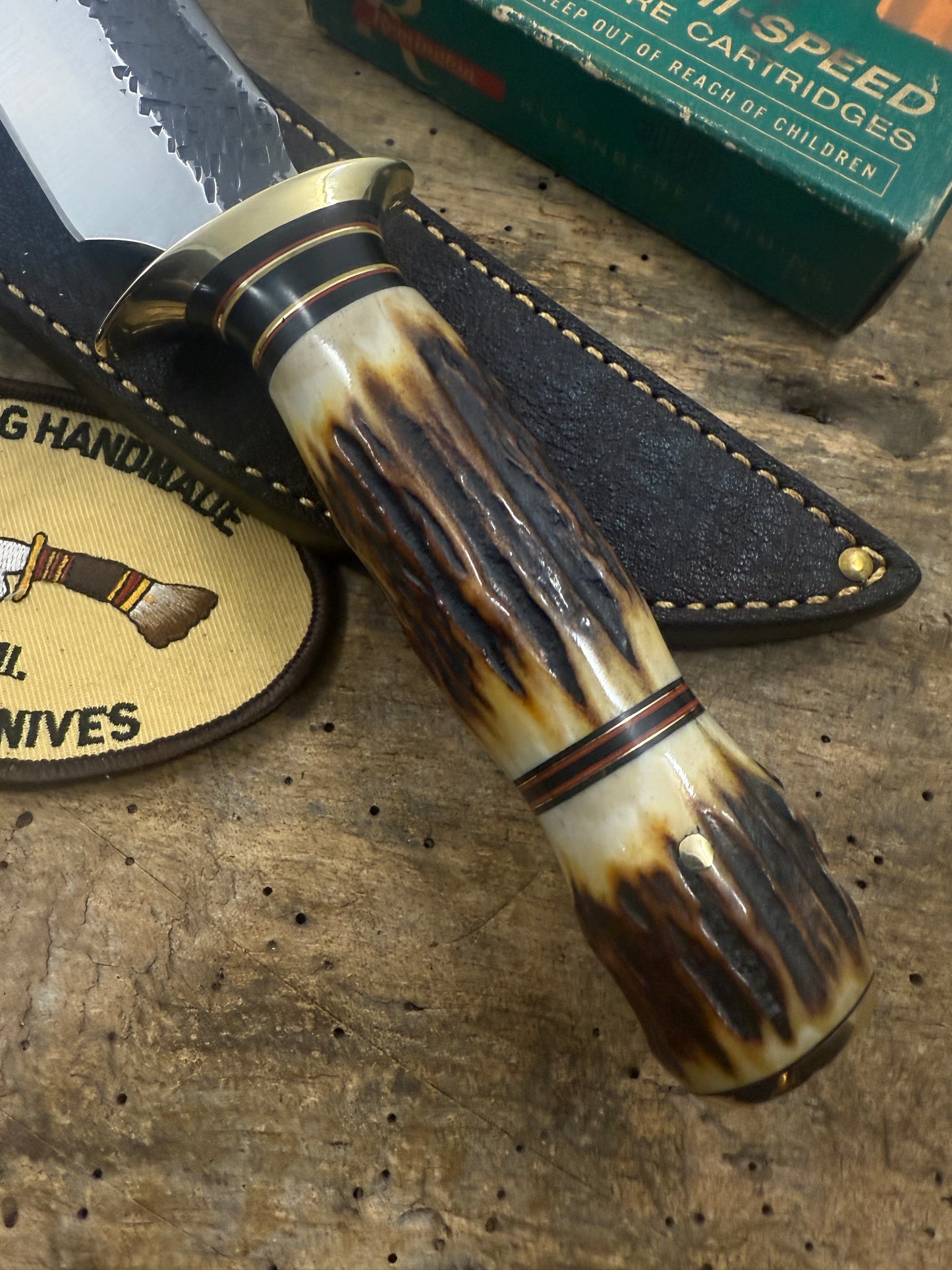 Treeman Stag/Stag AAA Sambar Hammer Mark Fighter Elephant Ear Sheath