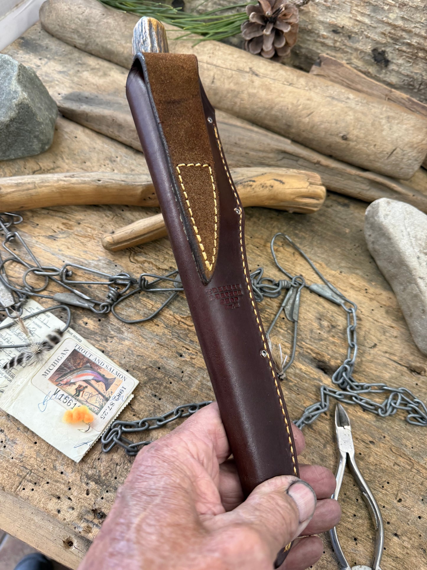 Treeman Stag 7" AEB-L Stainless Filet Knife