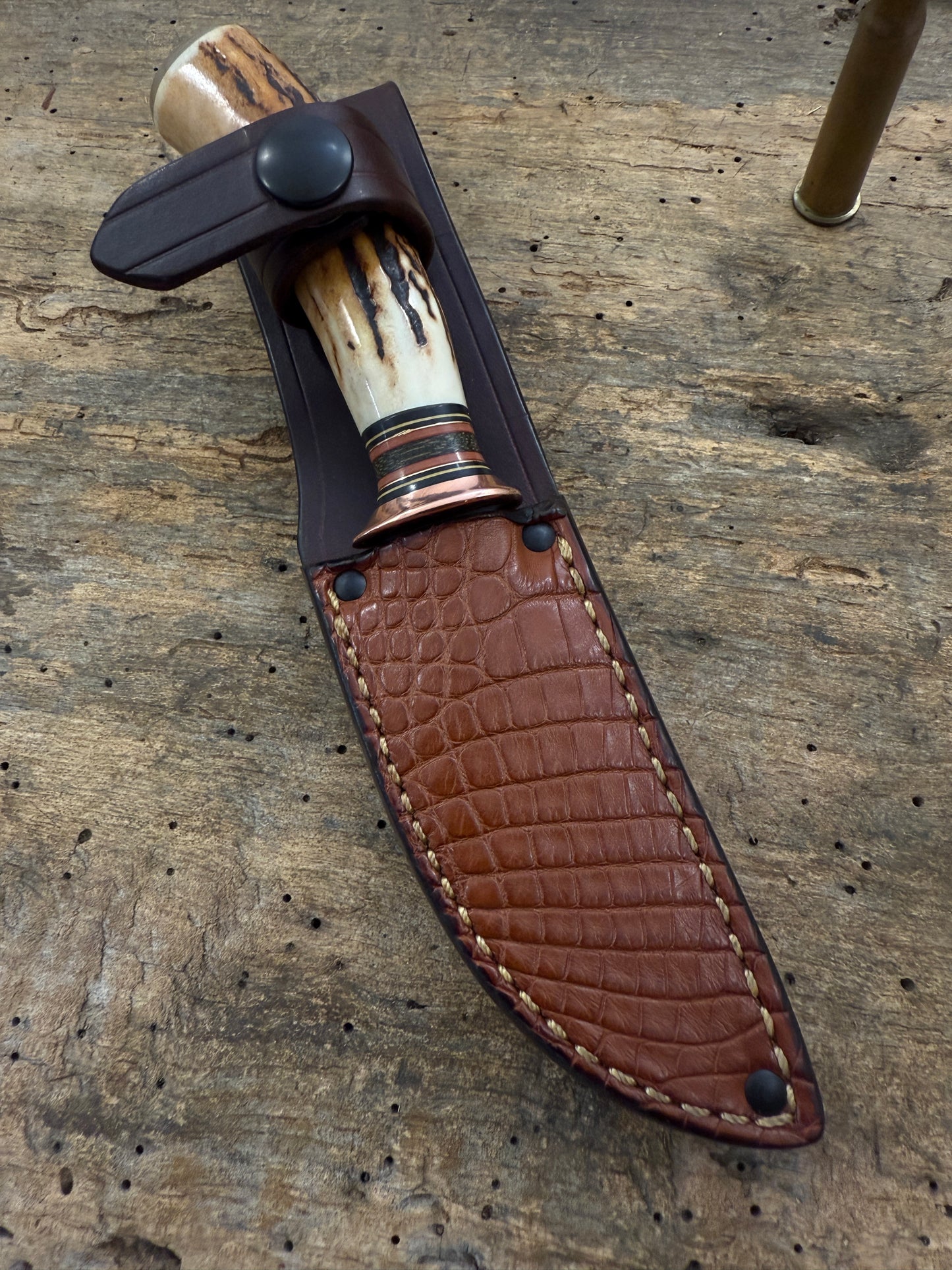 Treeman Trout Copper Guard Old Stag Musk Ox Crock Sheath